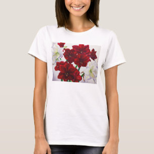 Red and White Amaryllis 2008 T-Shirt