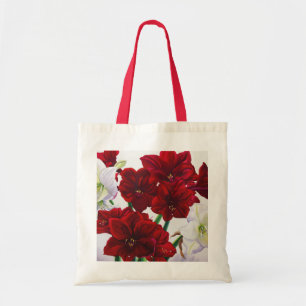 Red and White Amaryllis 2008 Tote Bag