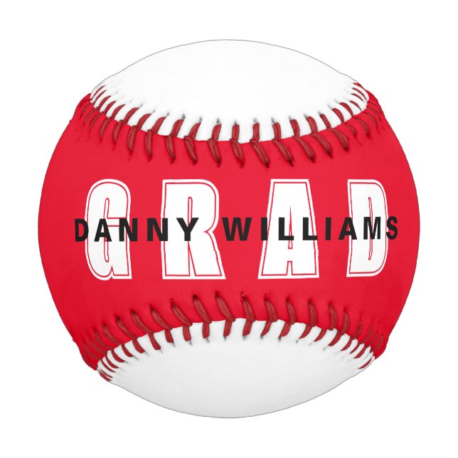Red and White Baseball Player # (Front)