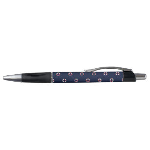 Red And White Buoy Pattern Pen