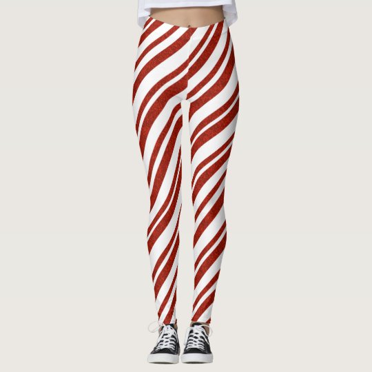Red and White Candy Cane Striped 