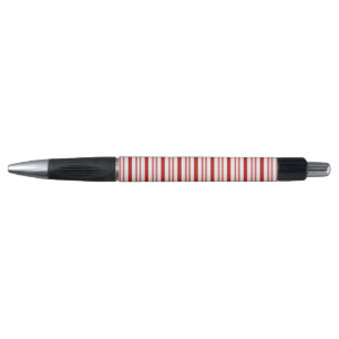 Red and White Candy Cane Stripes Pen