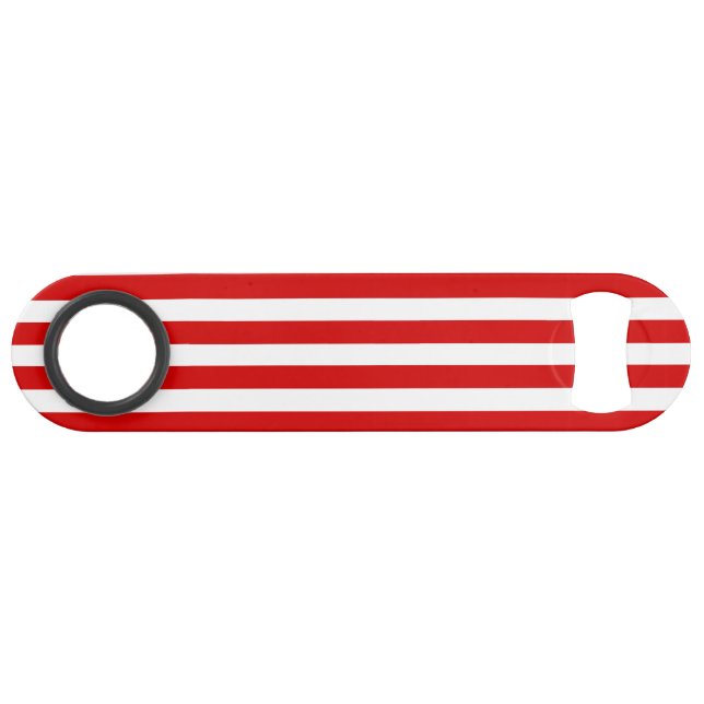 Red and white candy stripes bar key (Back Horizontal)
