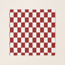 Red and White Checkered Pattern