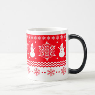 Red and White Christmas Magic Mug