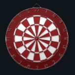 Red and White Dartboard<br><div class="desc">Red and white coloured dart board.</div>