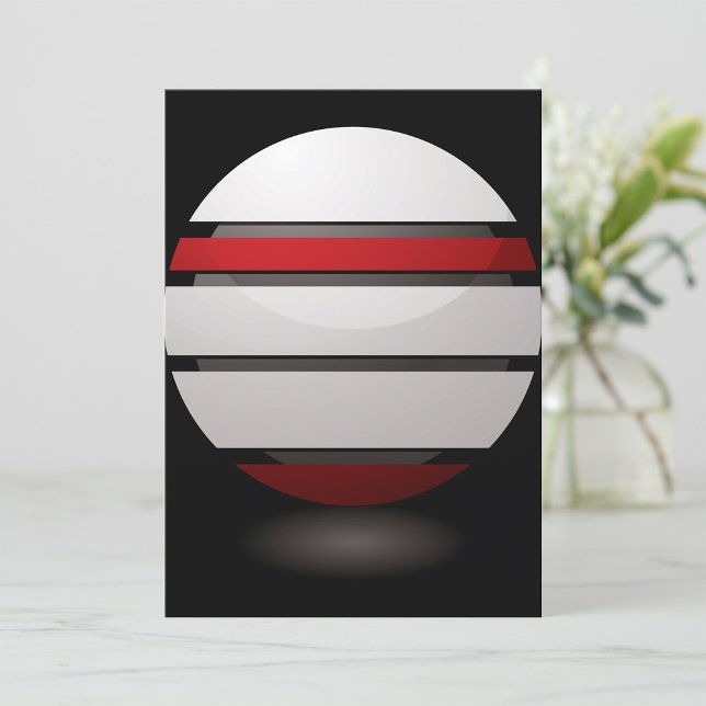 Red And White Droid Icon Invitations (Creator Uploaded)