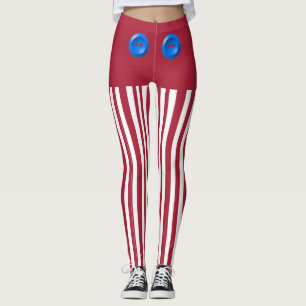 Red and White Elf Pants