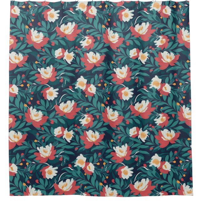 Red and White Floral (Front)