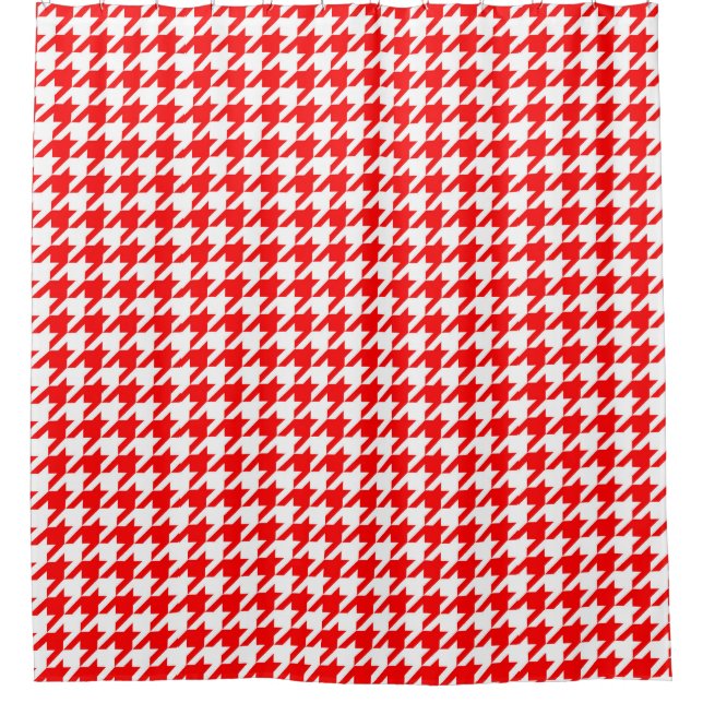 Red and White Houndstooth Check (Front)