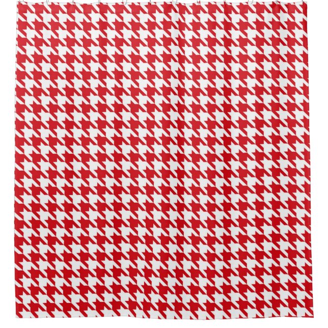 Red and White Houndstooth Pattern (Front)