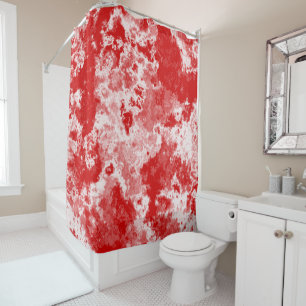 Red and White Marble abstract