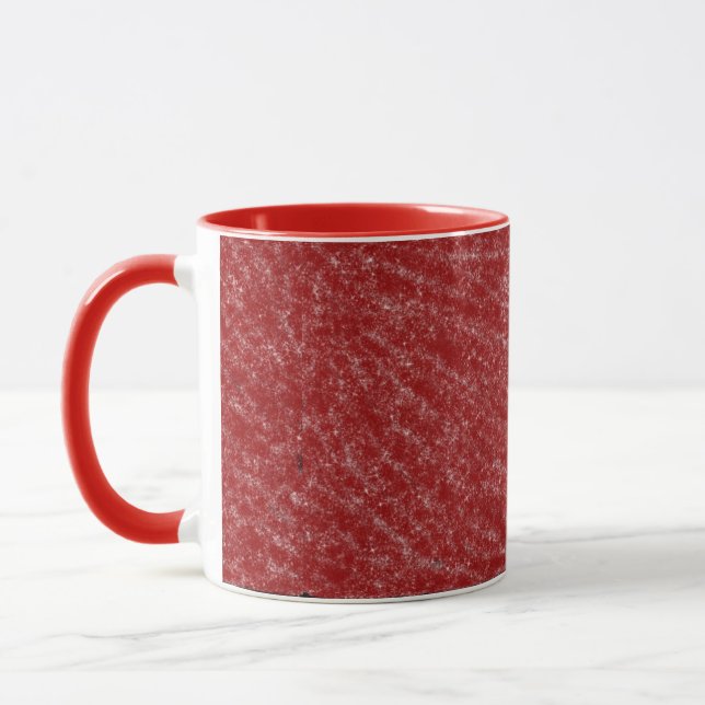 Red and White Mug (Left)