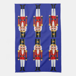 Red and White Nutcracker Kitchen Towel