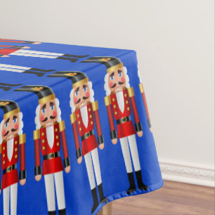 Red and White Nutcrackers Tablecloth