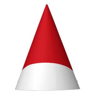 Red and white party hat