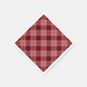 Red And White Plaid Napkin