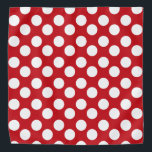 Red and White Polka Dot Bandana<br><div class="desc">This cute bandana is the perfect accessory for you,  your child or your favourite dog.</div>