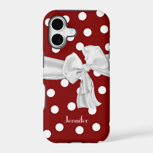 Red and White Polka Dot iPhone 5 Case