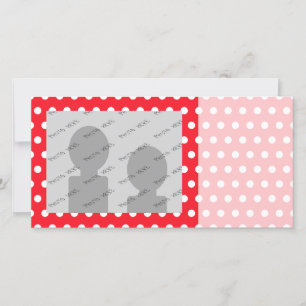 Red and White Polka Dot Pattern. Spotty.