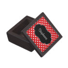 Red and White Polka Dot Personalized