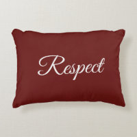 Red and White Respect Affirmation