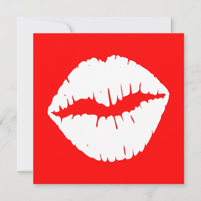 Red and White Smooch (Front)