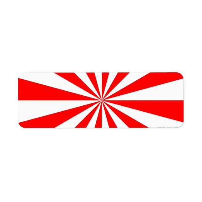 Red and White Starburst (Front)