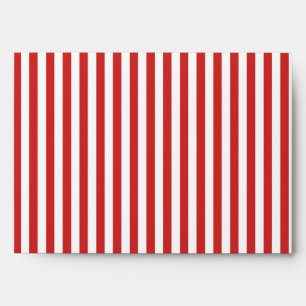 Red and white stripes A7 envelope