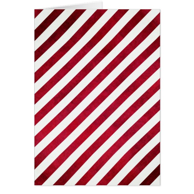 Red And White Stripes On Fabric Texture by STaylor (Front)
