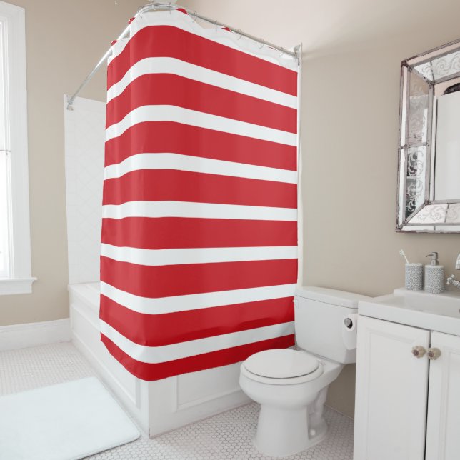 Red and white stripes pattern  (In Situ)