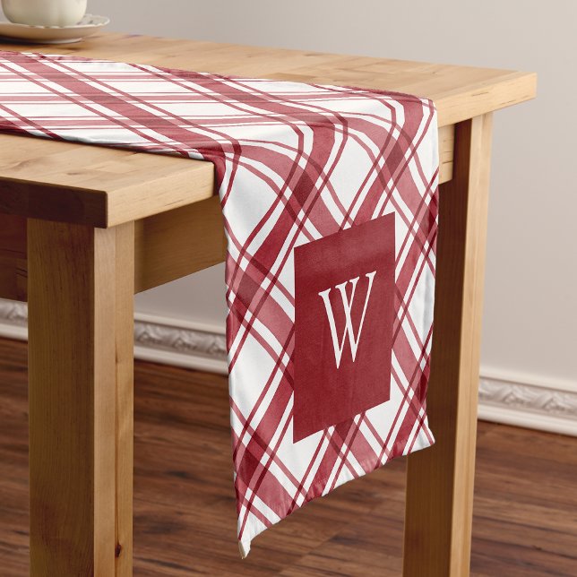 Red and White Table Runner (Red and White Table Runner
)