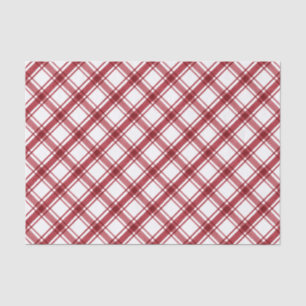 Red and White Tissue Paper