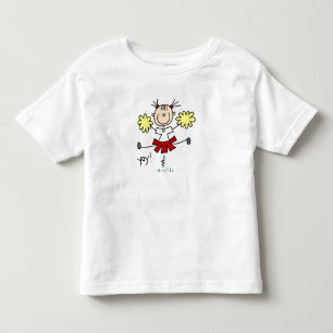 Red and Yellow Cheerleader T-shirts and GIfts