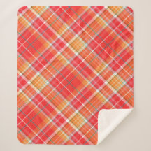 Red and Yellow Cheery Plaid