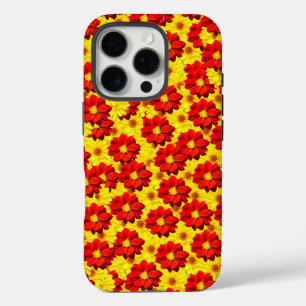 Red and yellow dahlia flowers  iPhone 16 pro case