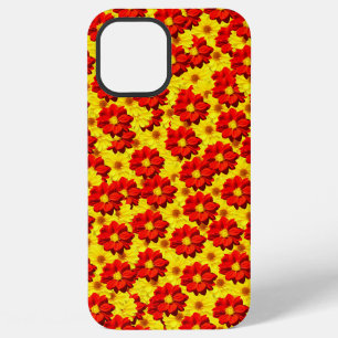 Red and yellow dahlia flowers  iPhone 12 pro max case