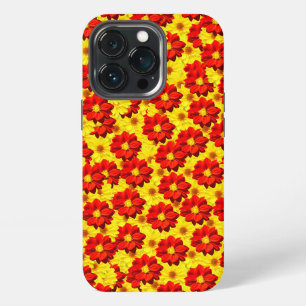 Red and yellow dahlia flowers  iPhone 13 pro case