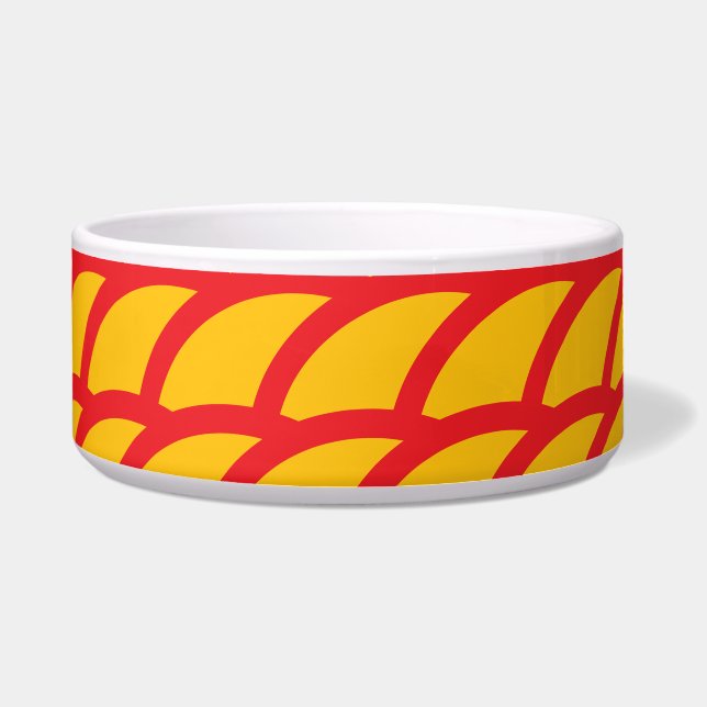 Red and yellow Fish scales (Front)