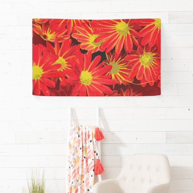 Red and Yellow Flowers 1 Banner (Insitu)