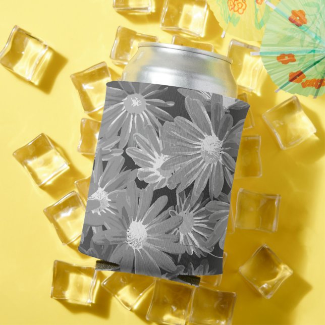 Red and Yellow Flowers 2 Can Cooler (In Situ Summer)