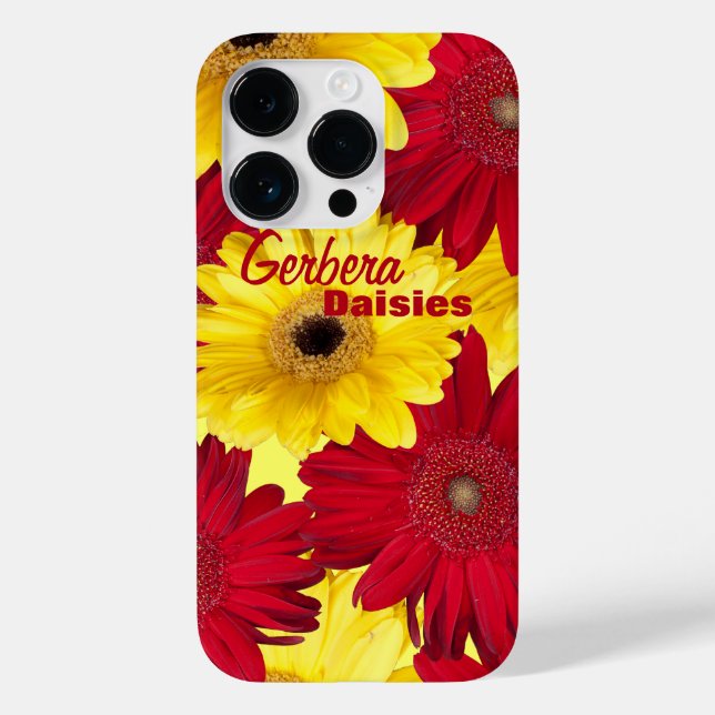 Red and Yellow Gerber Daisy Photograph Case-Mate iPhone Case (Back)