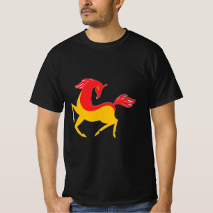 Red and Yellow Horse T-Shirt