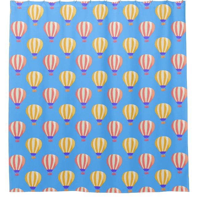 Red and Yellow Hot Air Balloons Pattern (Front)