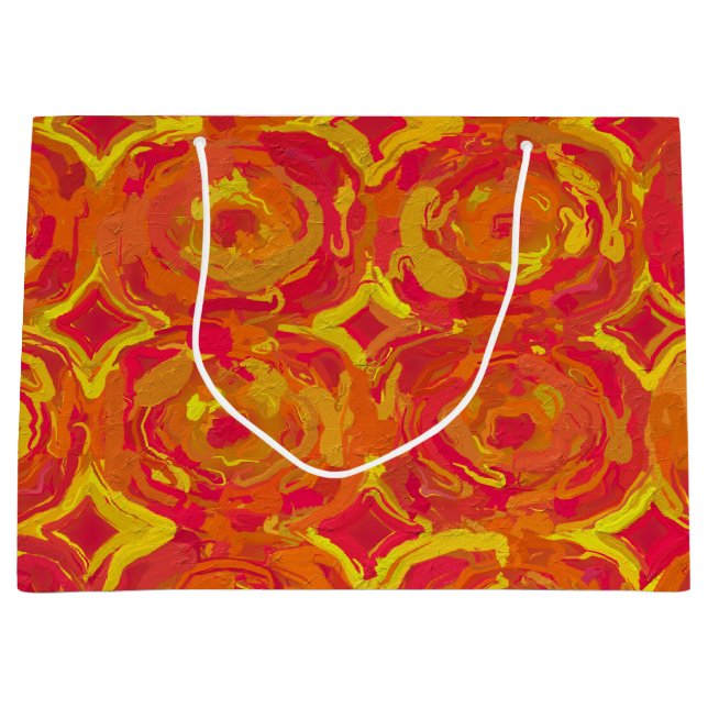 Red and Yellow Large Gift Bag (Front)