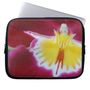 Red and Yellow Orchid Laptop Sleeve