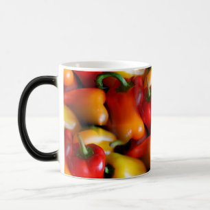 Red and Yellow Peppers Magic Mug