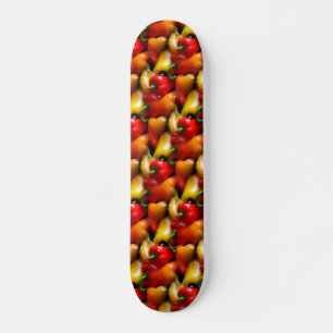 Red and Yellow Peppers Skateboard