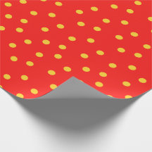 Red And Yellow Polka Dot 
