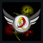 Red And Yellow Ribbon And Wings Hepatitis C Poster<br><div class="desc">To see this design for additional cancer types and diseases as well as the complete Awareness Gift Boutique Collection of exclusive Hepatitis C Awareness and Support designs, please visit our Hepatitis C Section at Make a difference in the fight against Hepatitis C by advocating awareness with eye-catching t-shirts, apparel, merchandise,...</div>